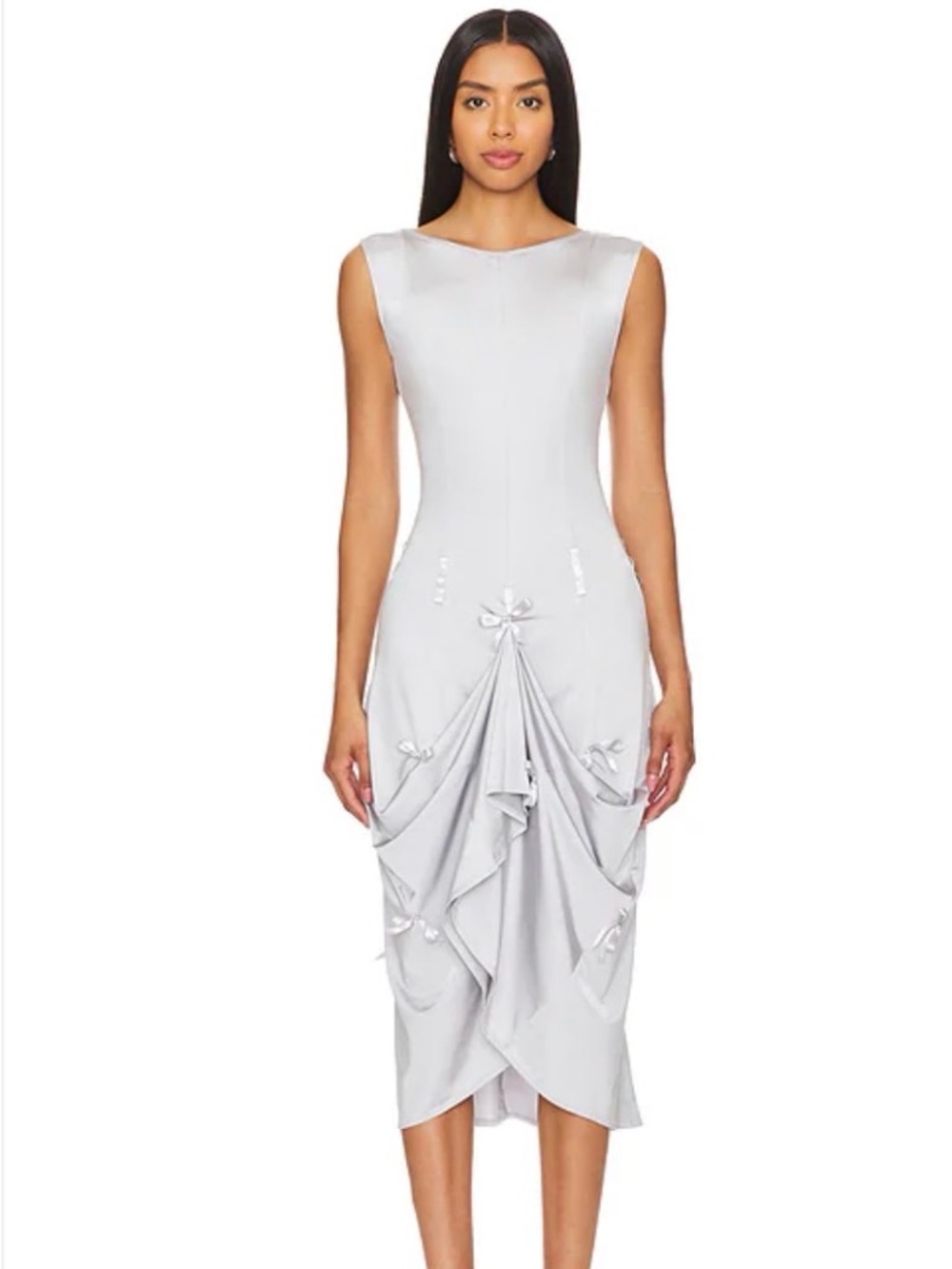 Buci NYC Heiress Ruched Midi Dress